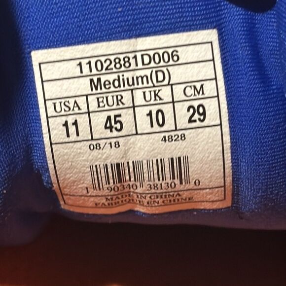 Brooks Ghost 11 Gray Blue Running Comfort Shoes Size 11 - Picture 6 of 12